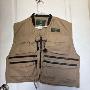 Orvis Fishing Vest Men’s Large Fly Fishing Utility Vest Tan